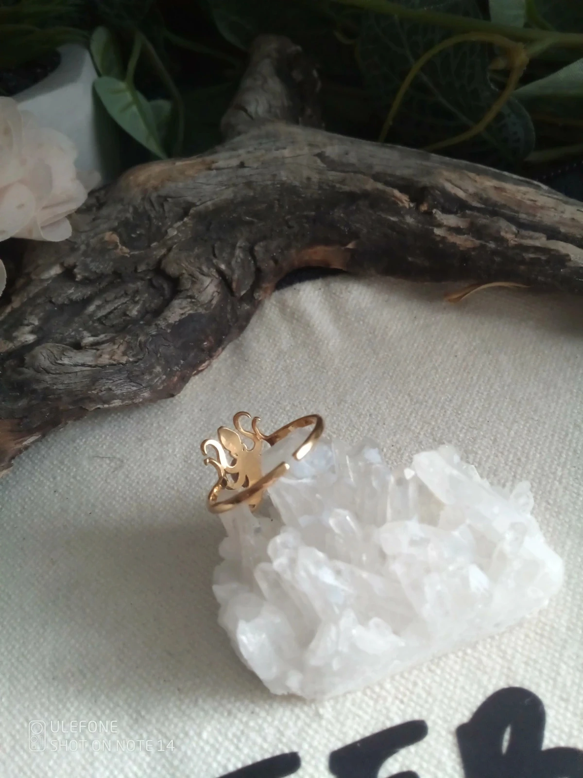 Bague pieuvre et pierre naturelle de labradorite – photo 3